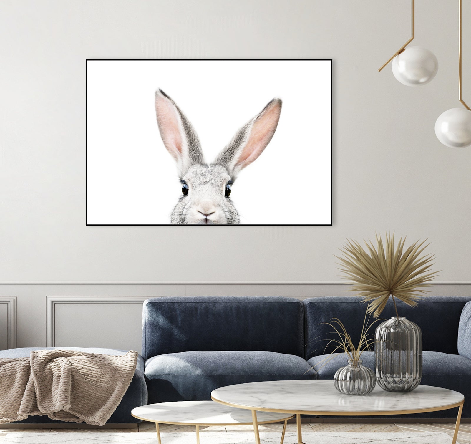 Bunny by Kathrin Pienaar on GIANT ART - gray photo manipulation