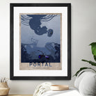 Portal by Ryan Ripley on GIANT ART - blue digital drawing