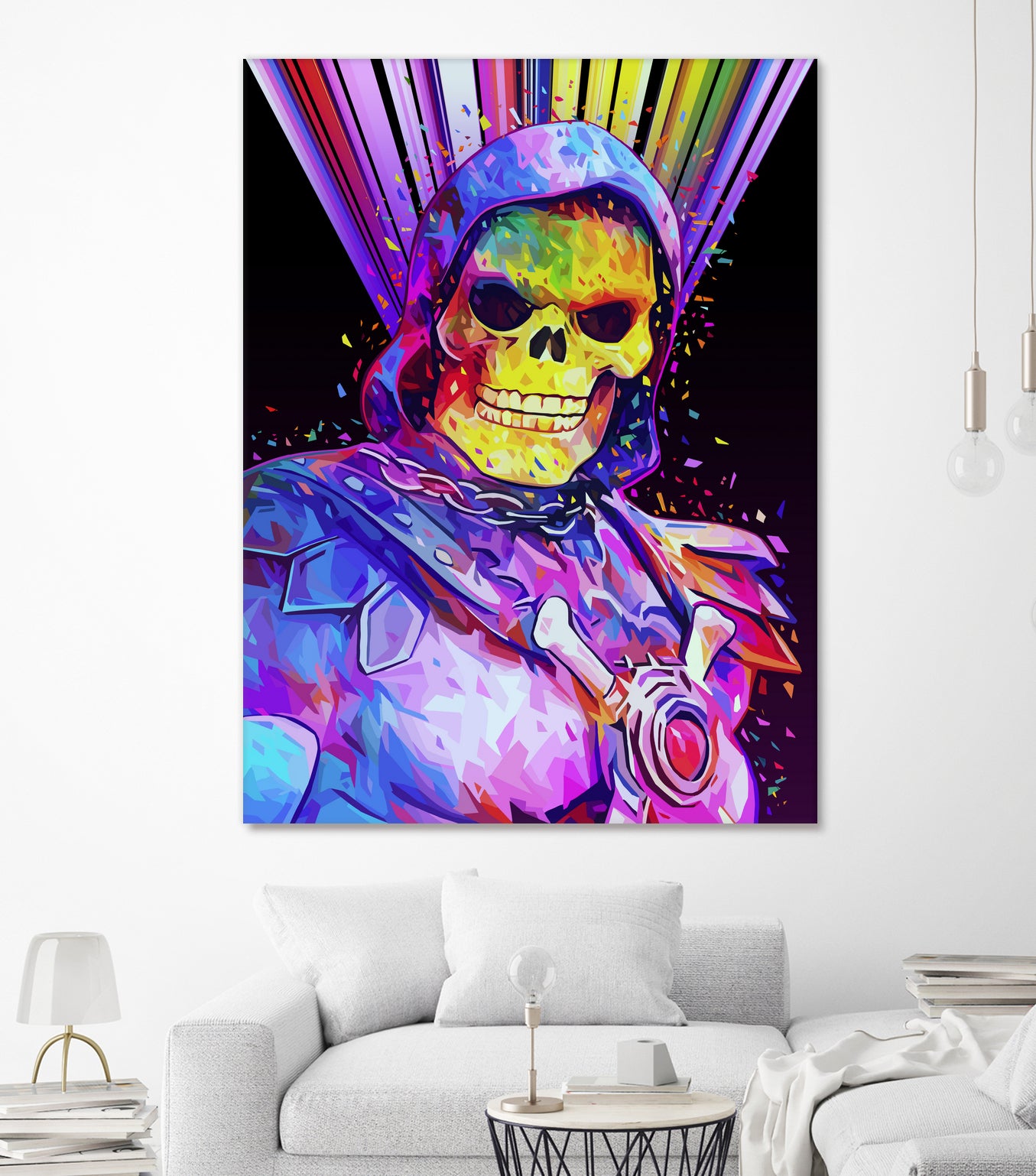 Skeletor by Alessandro Pautasso on GIANT ART - black digital painting