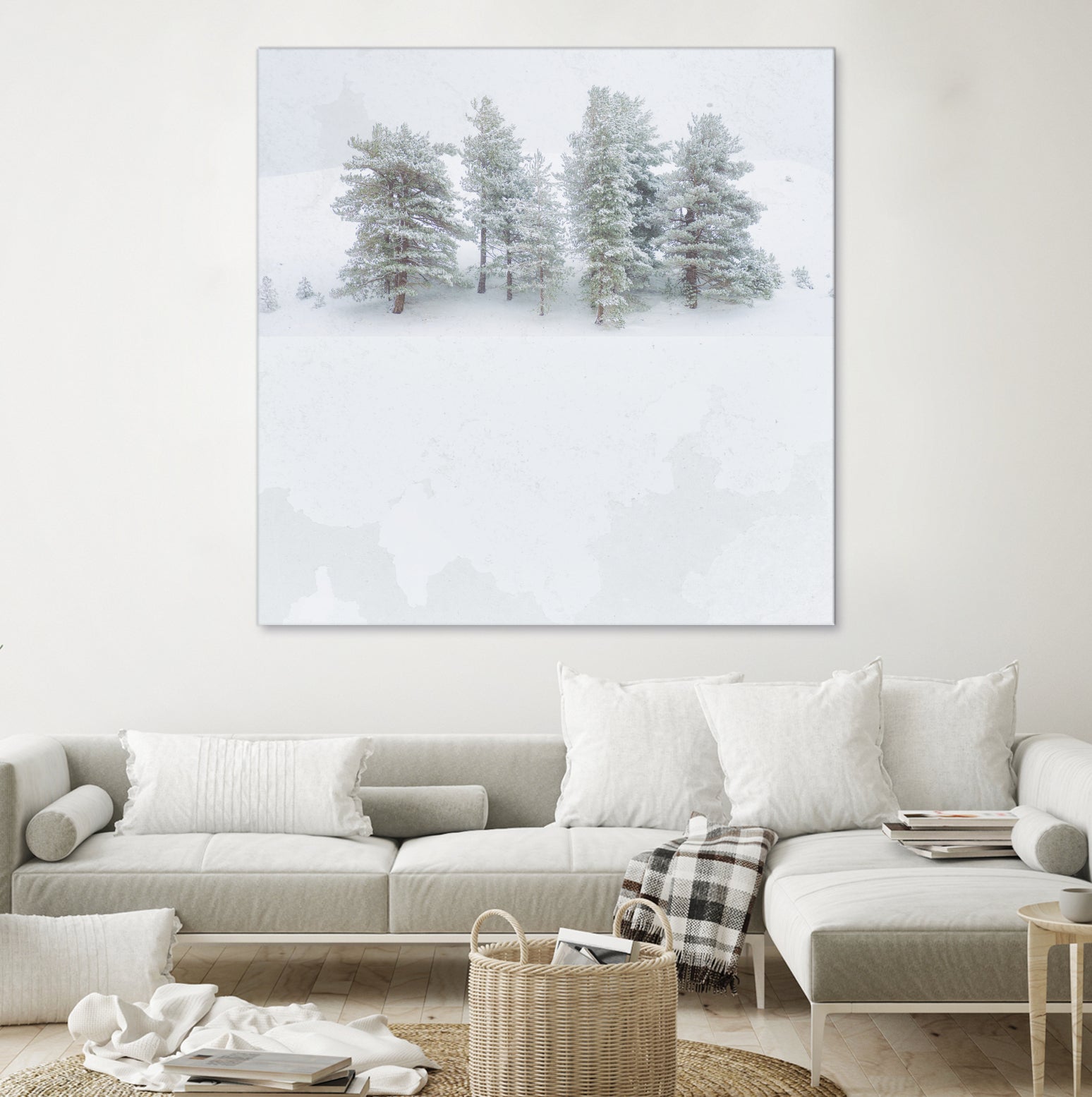 Pines by Antonio Zimbone on GIANT ART - white photo illustration