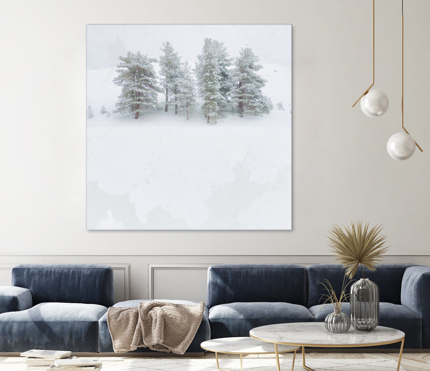 Pines by Antonio Zimbone on GIANT ART - white photo illustration