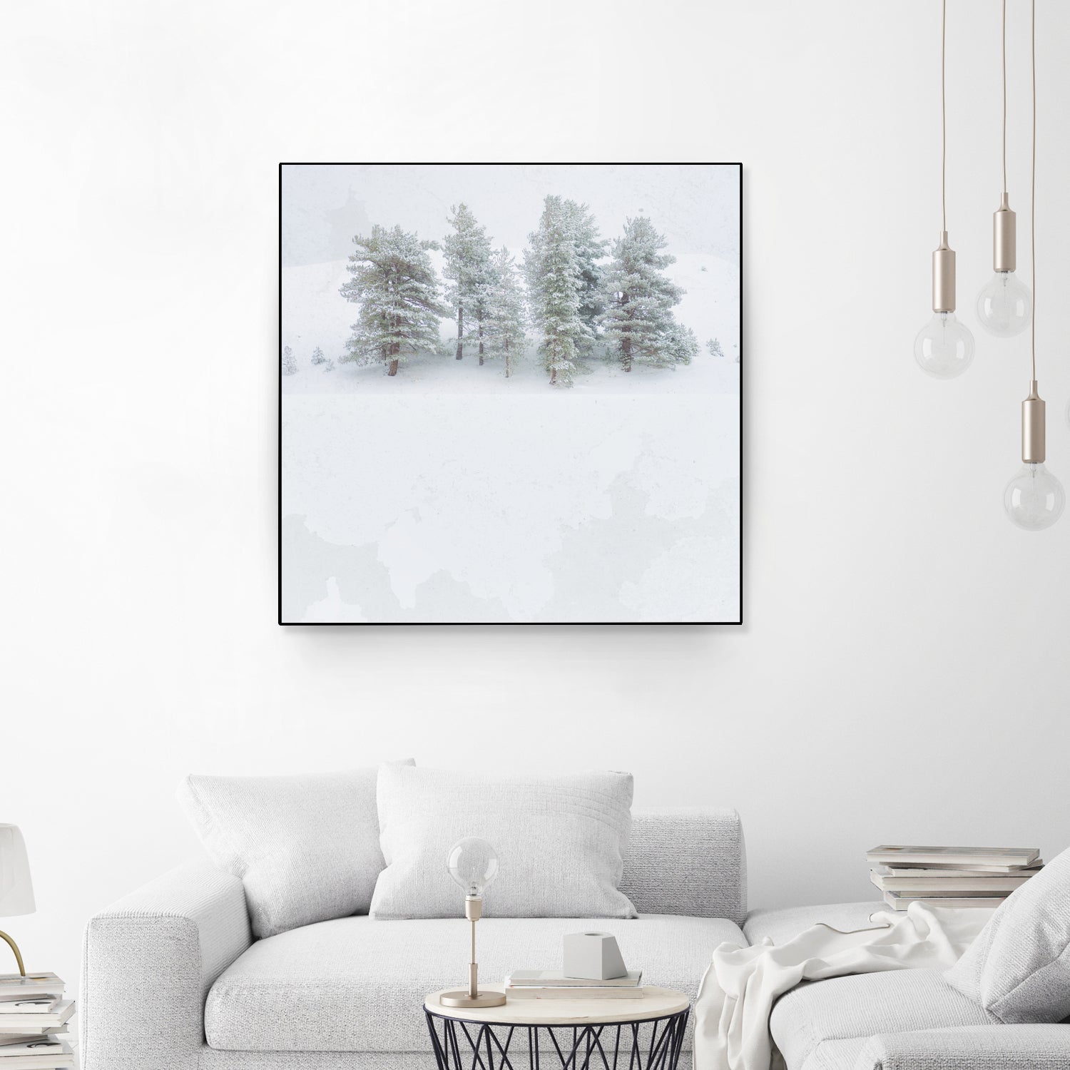 Pines by Antonio Zimbone on GIANT ART - white photo illustration