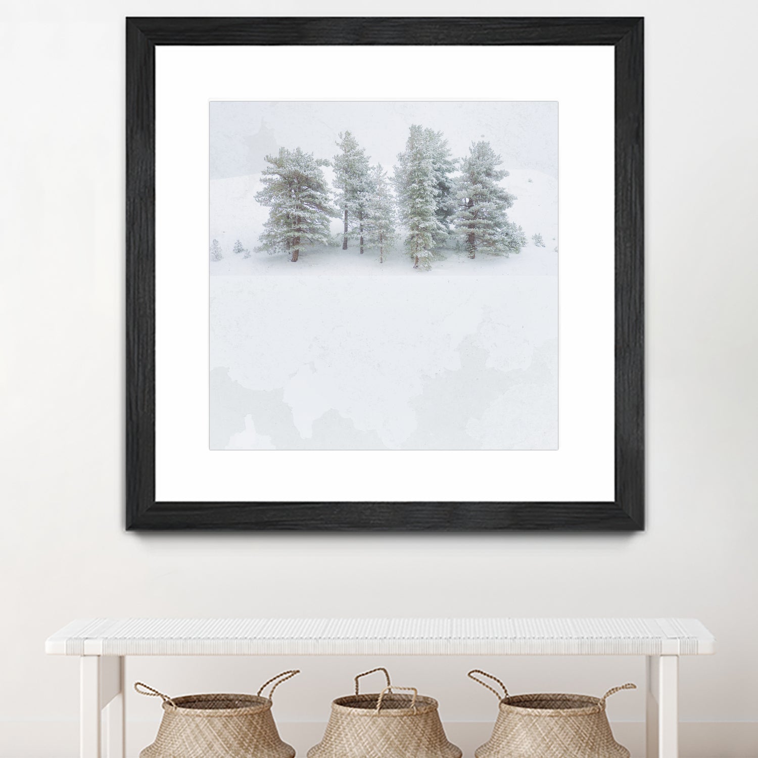 Pines by Antonio Zimbone on GIANT ART - white photo illustration