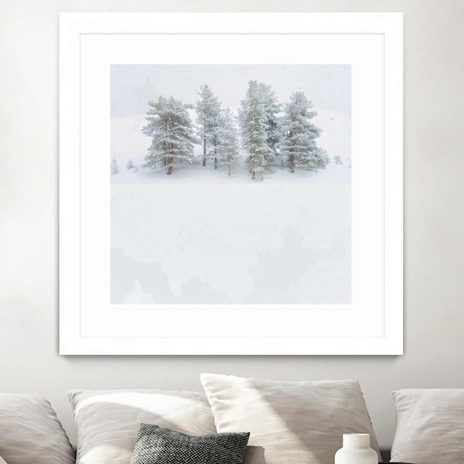 Pines by Antonio Zimbone on GIANT ART - white photo illustration