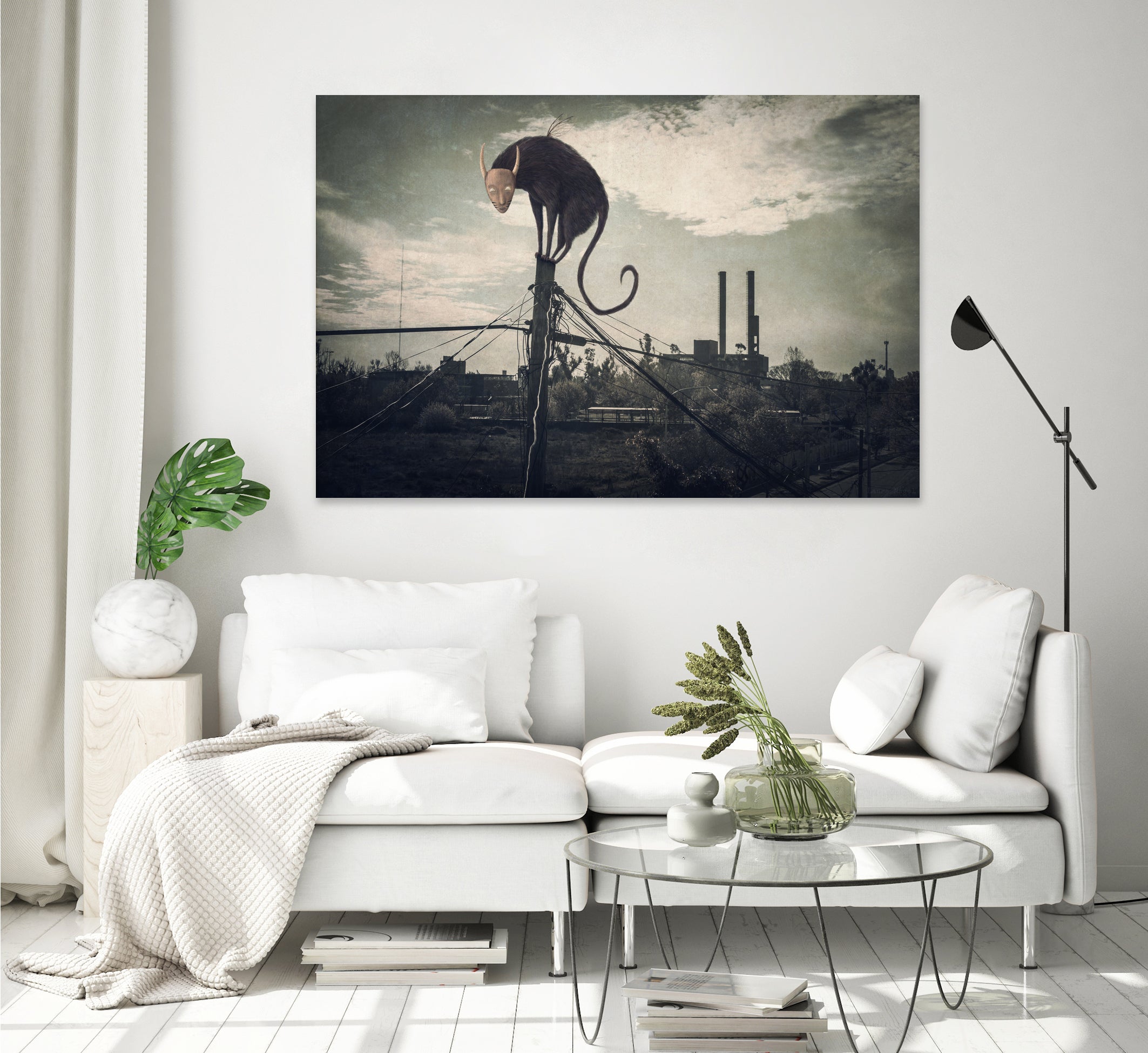 Bicho volador by Laura Nagel on GIANT ART - white mixed media