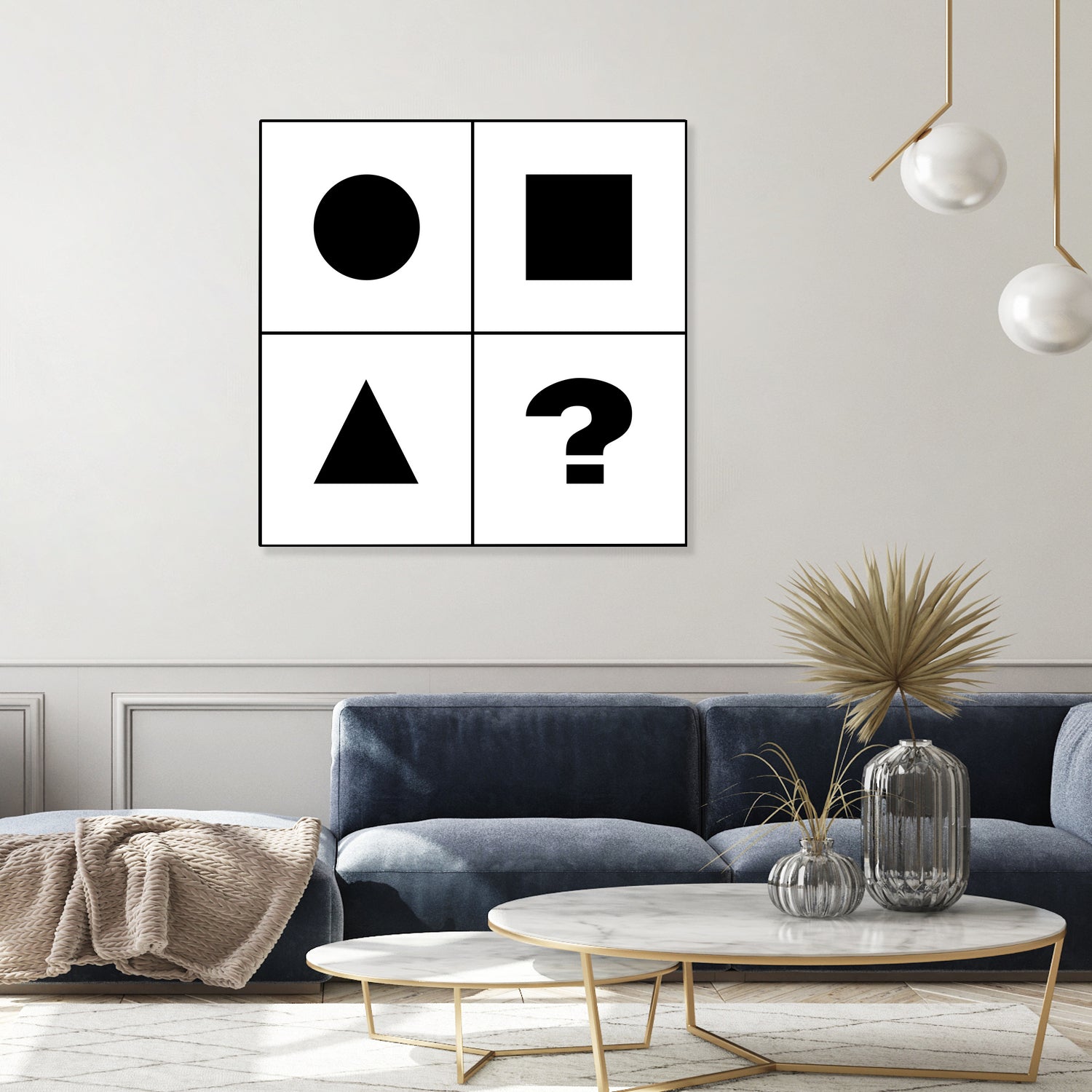 What's next ? Abstract Minimal Black and White Art by Emmanuel Signorino on GIANT ART - black digital painting