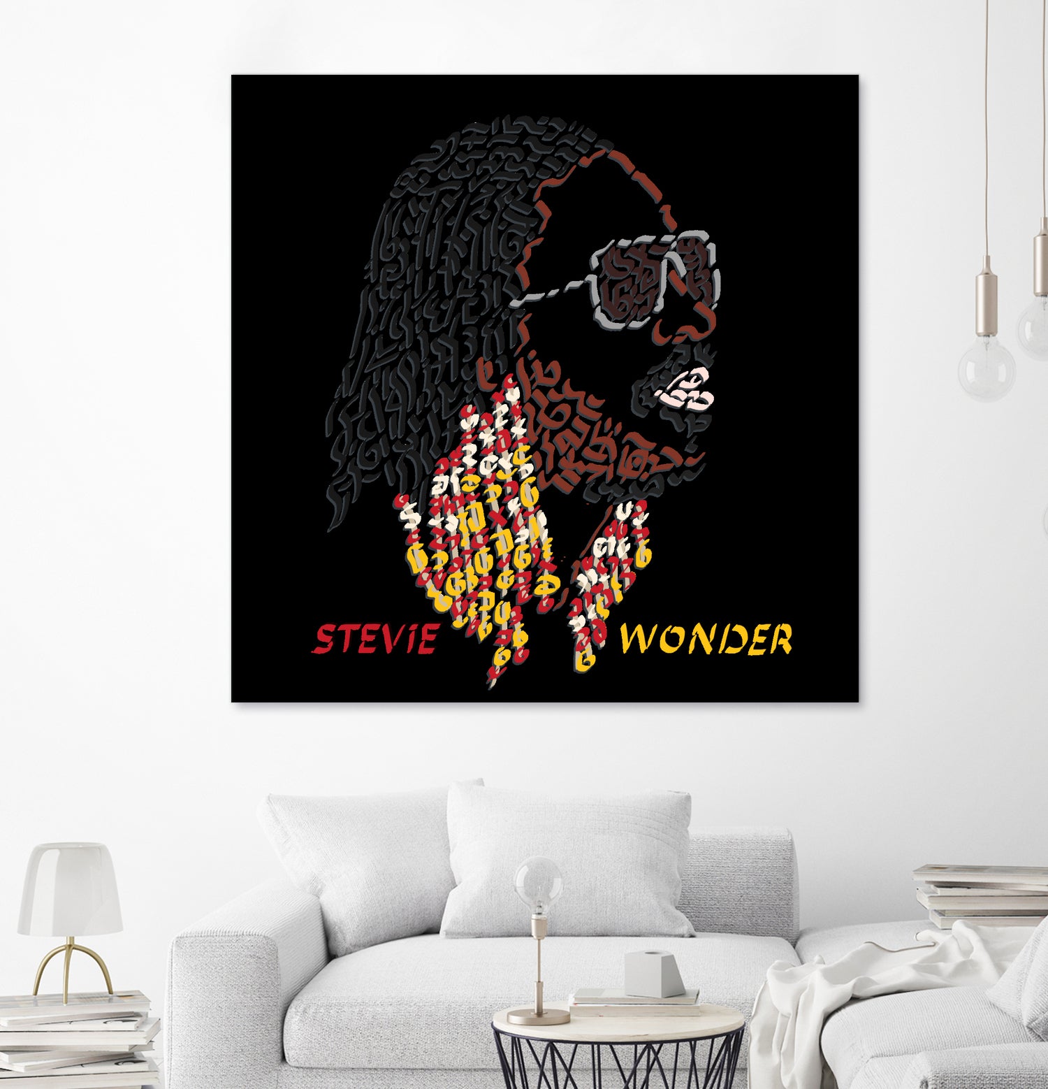 Steve Wonder by Caroline BESSIERES on GIANT ART - black character design