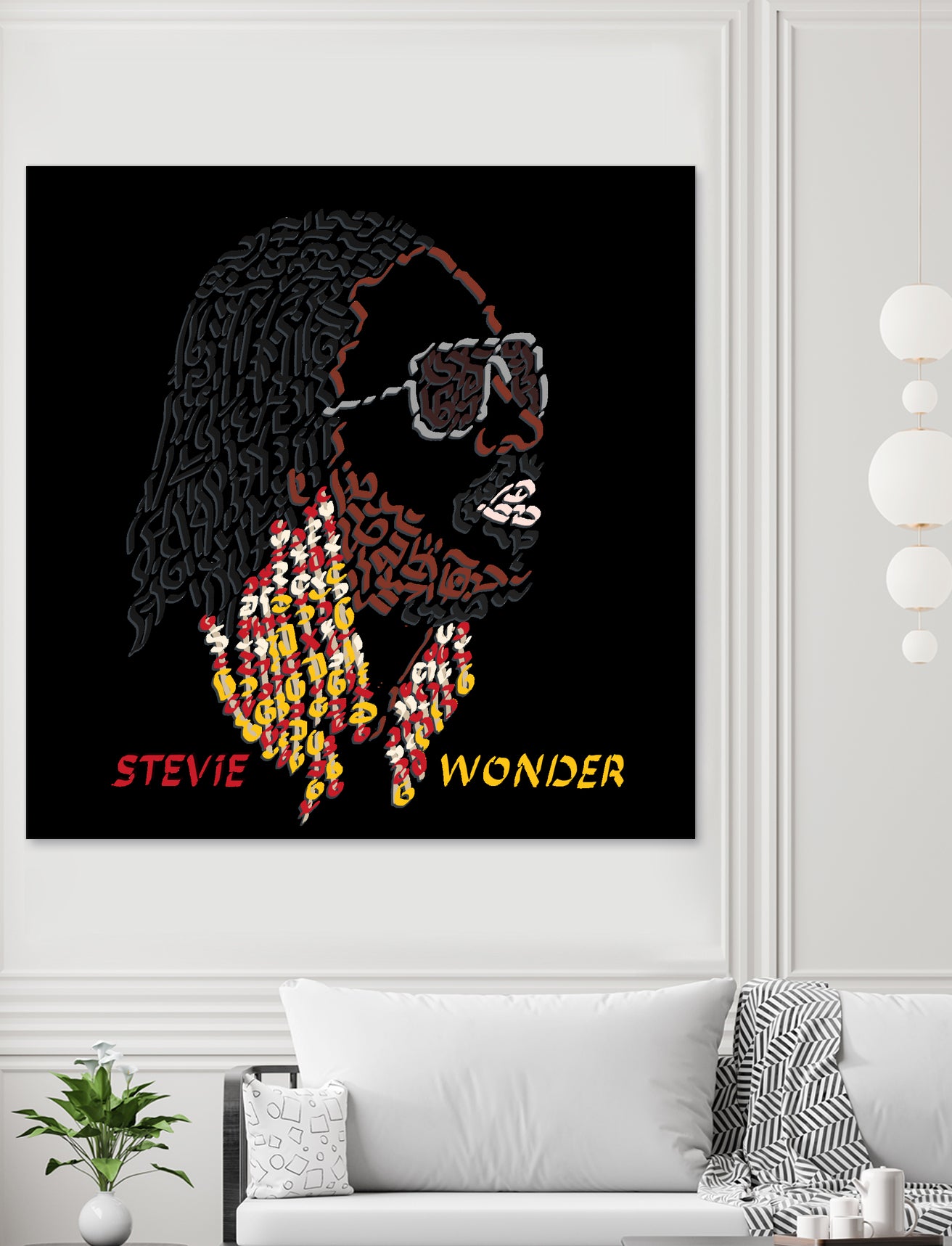 Steve Wonder by Caroline BESSIERES on GIANT ART - black character design