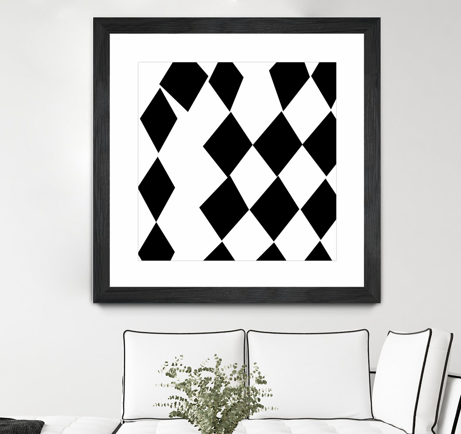 Black and White Harlequin by Katie Lawrence on GIANT ART - white digital drawing