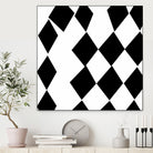 Black and White Harlequin by Katie Lawrence on GIANT ART - white digital drawing