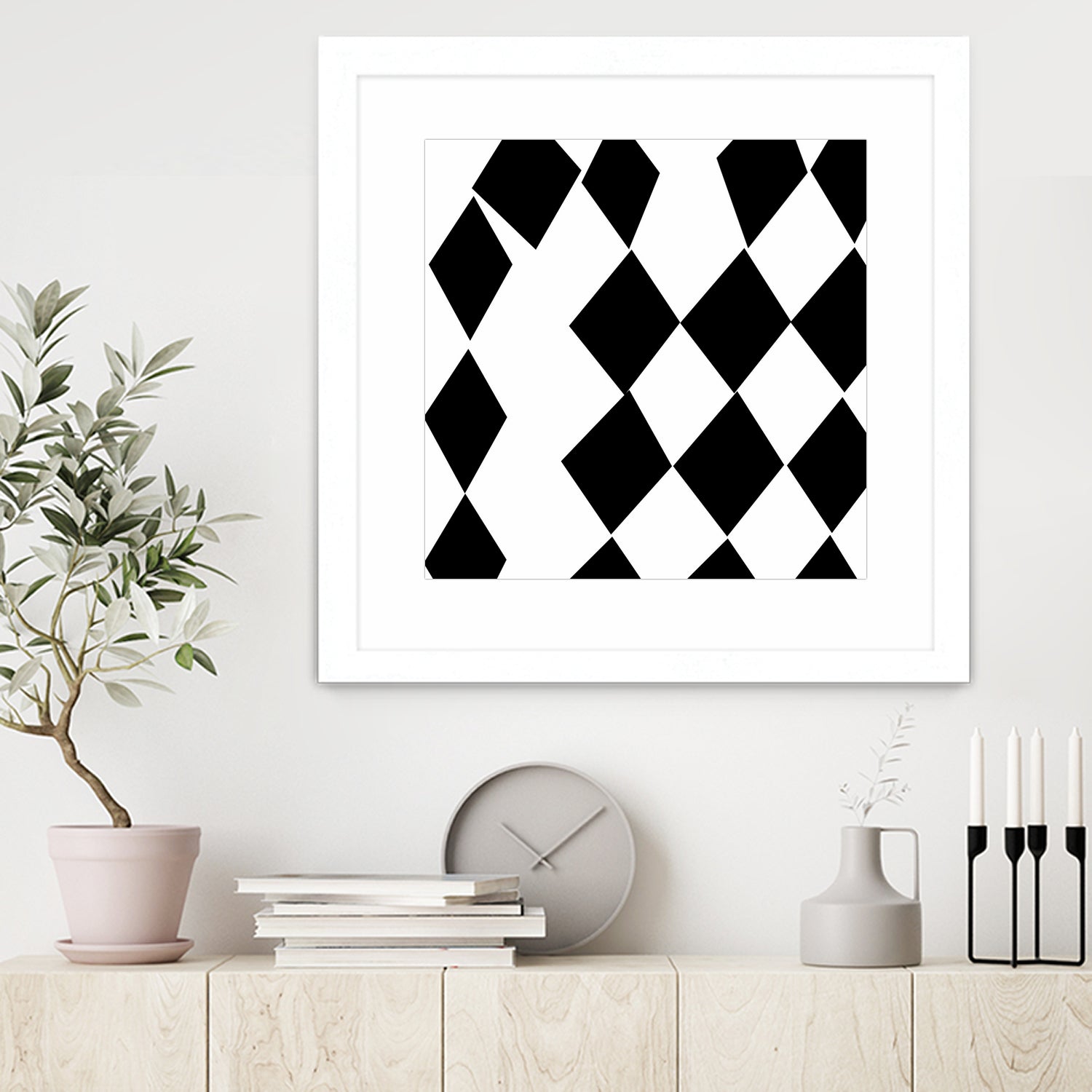 Black and White Harlequin by Katie Lawrence on GIANT ART - white digital drawing