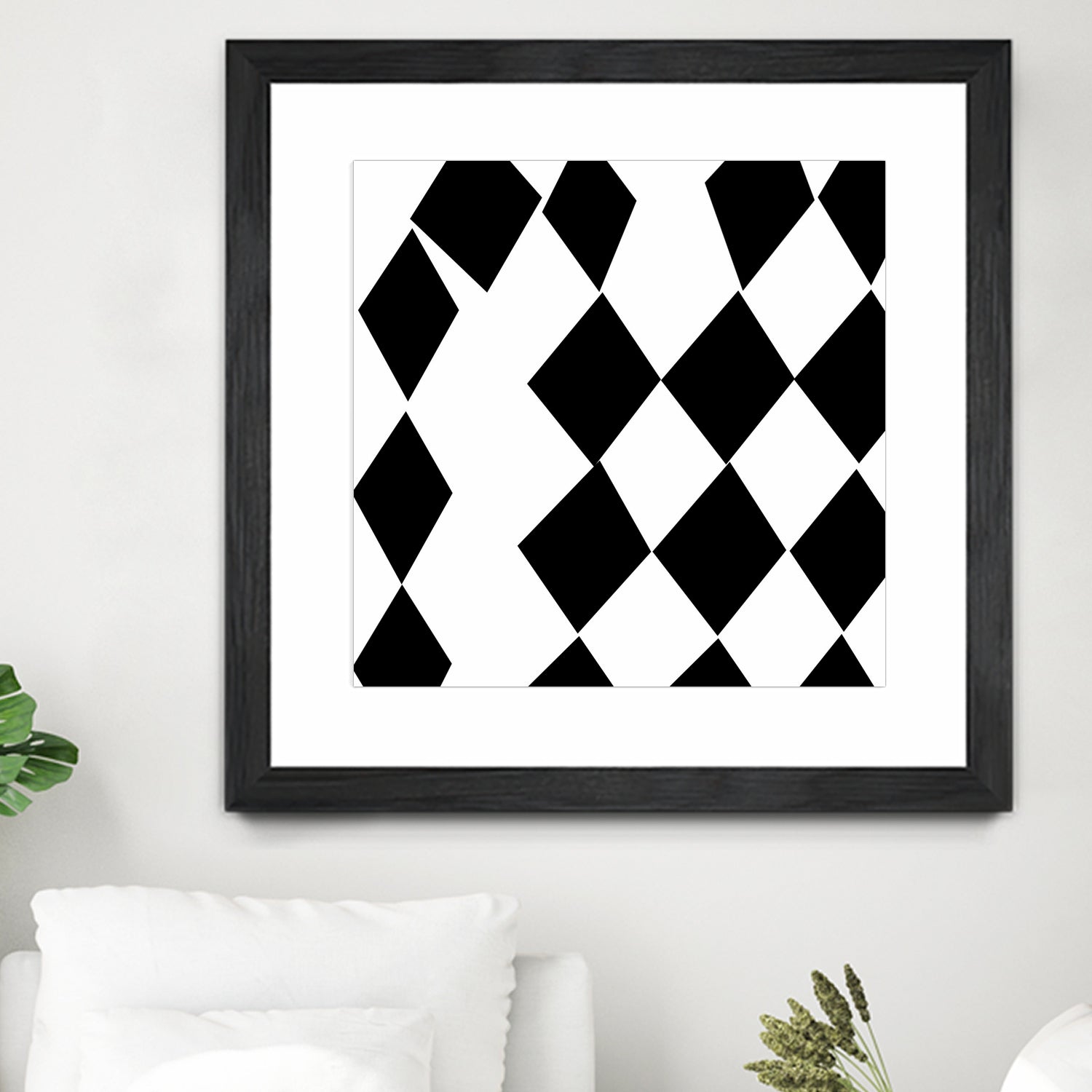 Black and White Harlequin by Katie Lawrence on GIANT ART - white digital drawing