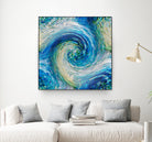 Wave to Van Gogh by David Manlove on GIANT ART - blue digital painting