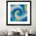 Wave to Van Gogh by David Manlove on GIANT ART - blue digital painting