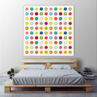 Vintage and Colourful Circles by Jean-christophe Tabary on GIANT ART - yellow digital drawing