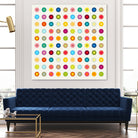 Vintage and Colourful Circles by Jean-christophe Tabary on GIANT ART - yellow digital drawing