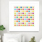 Vintage and Colourful Circles by Jean-christophe Tabary on GIANT ART - yellow digital drawing