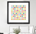 Vintage and Colourful Circles by Jean-christophe Tabary on GIANT ART - yellow digital drawing