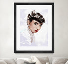 Audrey Hepburn by Dmitry Belov on GIANT ART - white digital painting