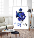 Frank Sinatra Watercolor by Anthony Melice on GIANT ART - blue digital painting