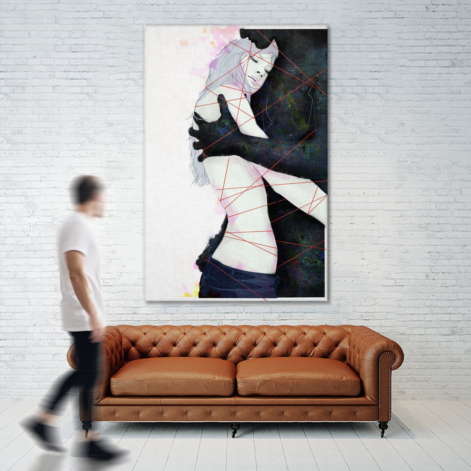 lovers by Yuichi Suzuki on GIANT ART - gray digital drawing