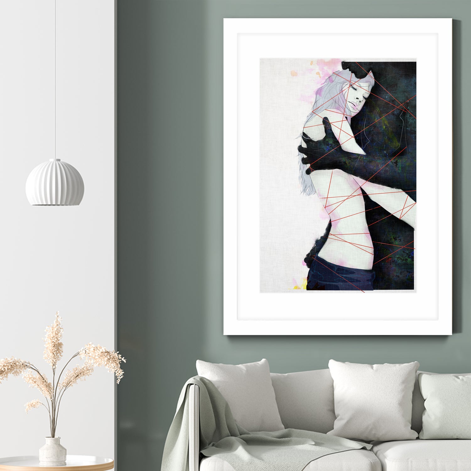 lovers by Yuichi Suzuki on GIANT ART - gray digital drawing