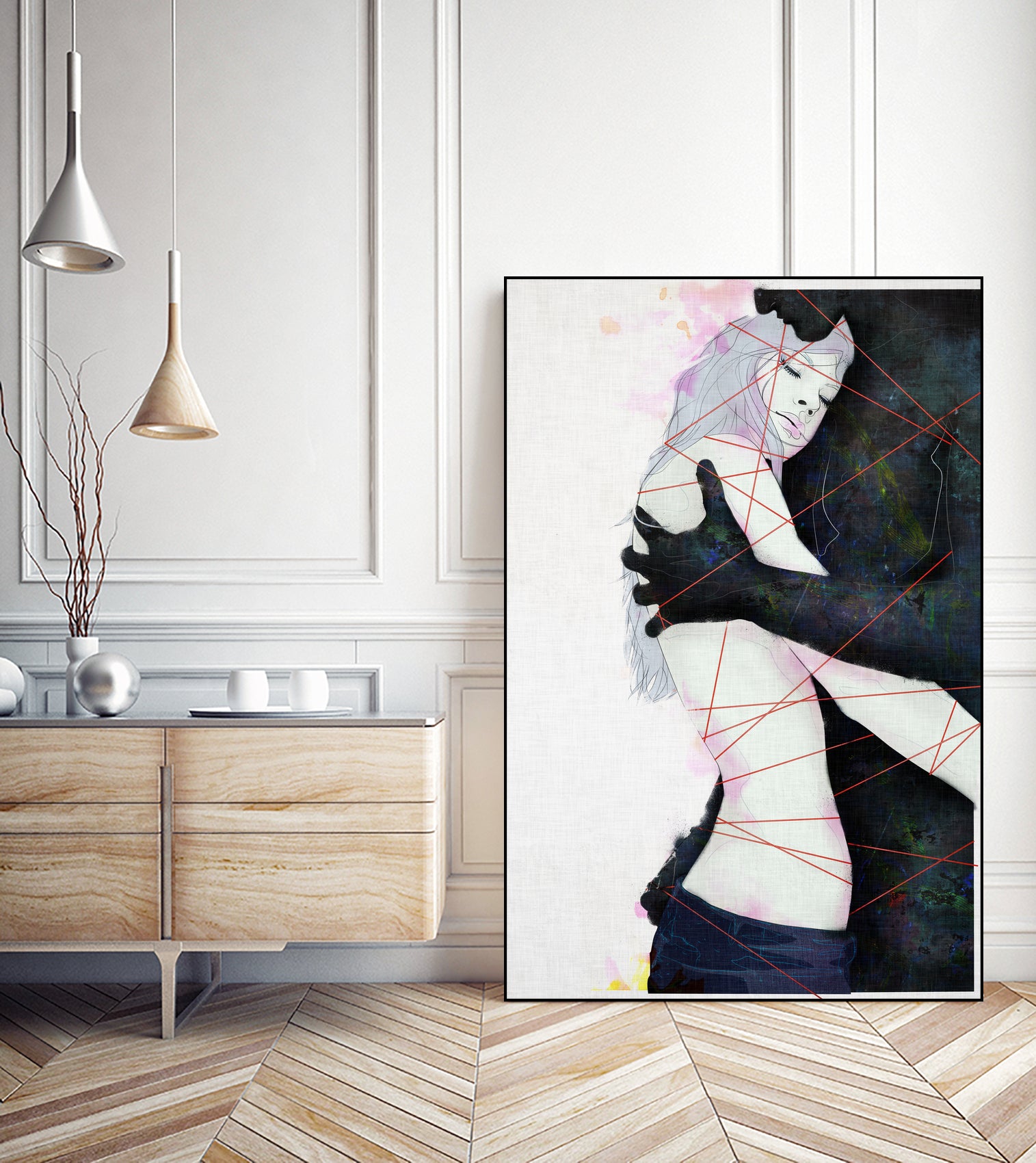 lovers by Yuichi Suzuki on GIANT ART - gray digital drawing