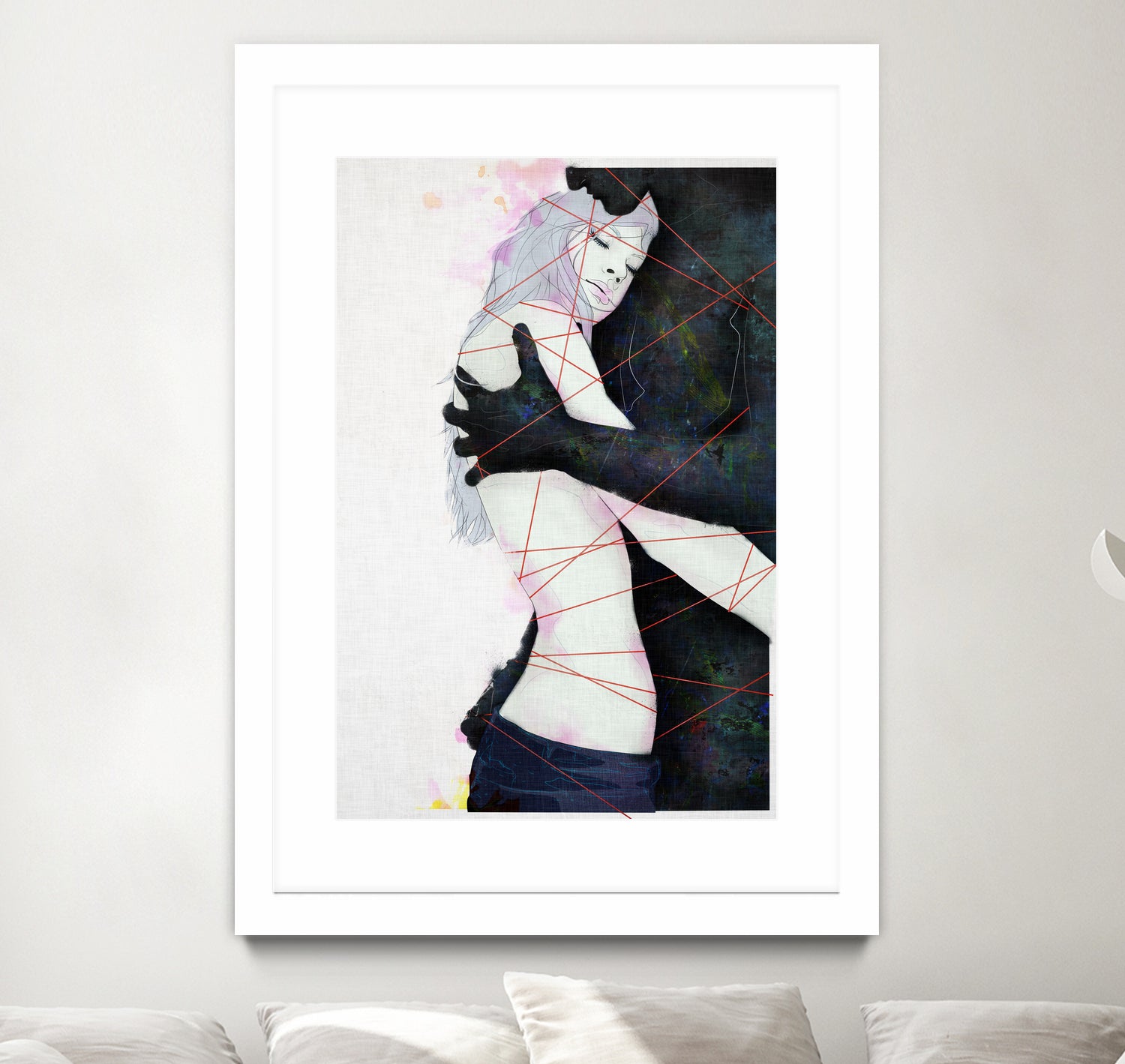 lovers by Yuichi Suzuki on GIANT ART - gray digital drawing