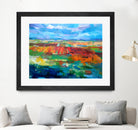 Fields by Aleksandar Stankovic on GIANT ART - orange mixed media