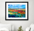 Fields by Aleksandar Stankovic on GIANT ART - orange mixed media