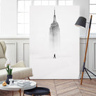 Alone with Empire State Building by GEN Z by Rigaud Mickaël on GIANT ART - white photo illustration