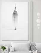 Alone with Empire State Building by GEN Z by Rigaud Mickaël on GIANT ART - white photo illustration