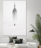 Alone with Empire State Building by GEN Z by Rigaud Mickaël on GIANT ART - white photo illustration