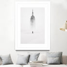 Alone with Empire State Building by GEN Z by Rigaud Mickaël on GIANT ART - white photo illustration