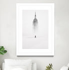 Alone with Empire State Building by GEN Z by Rigaud Mickaël on GIANT ART - white photo illustration