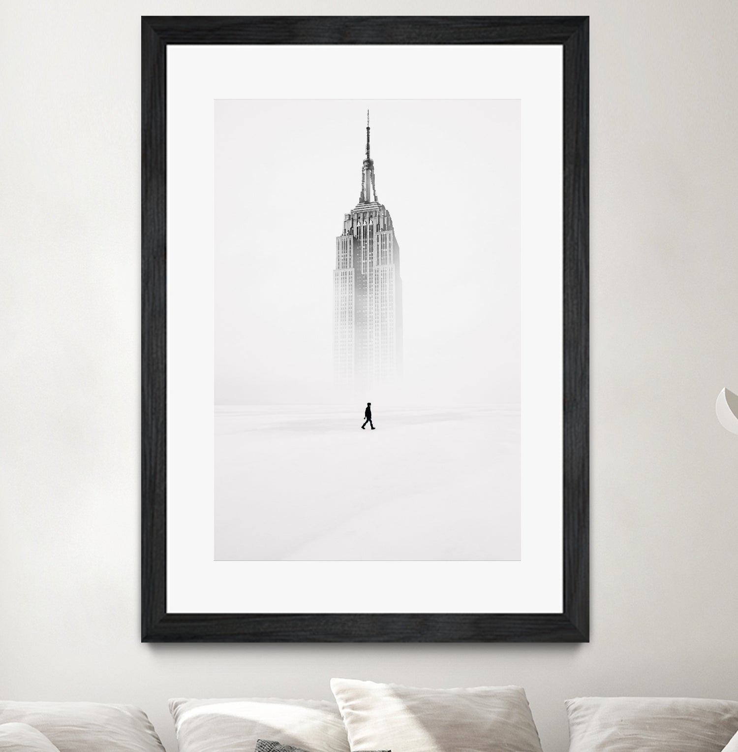 Alone with Empire State Building by GEN Z by Rigaud Mickaël on GIANT ART - white photo illustration