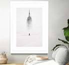 Alone with Empire State Building by GEN Z by Rigaud Mickaël on GIANT ART - white photo illustration