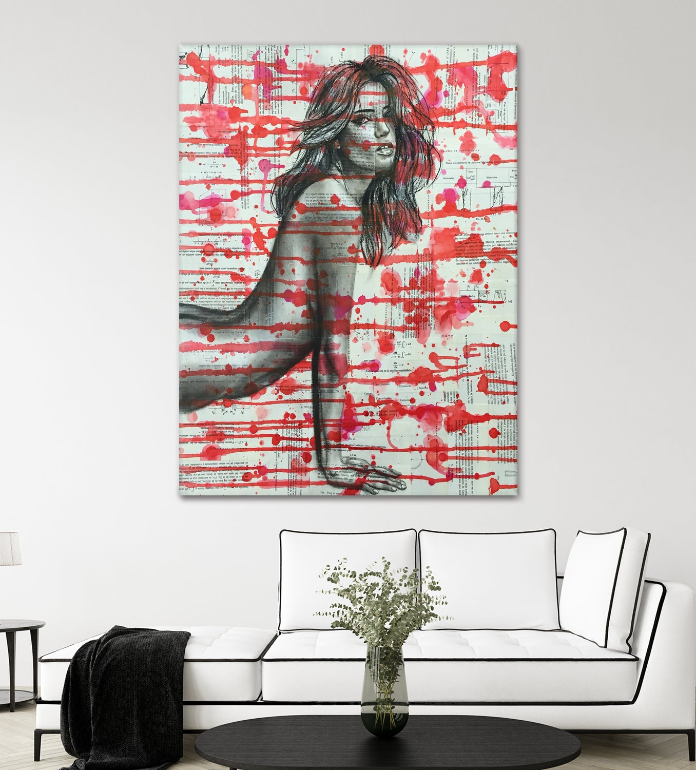 foundme by eugenia retana on GIANT ART - white mixed media