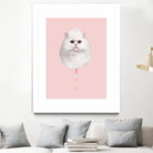 COTTON CANDY CAT by Jonas Loose on GIANT ART - pink photo manipulation