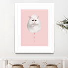 COTTON CANDY CAT by Jonas Loose on GIANT ART - pink photo manipulation