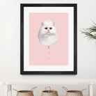 COTTON CANDY CAT by Jonas Loose on GIANT ART - pink photo manipulation