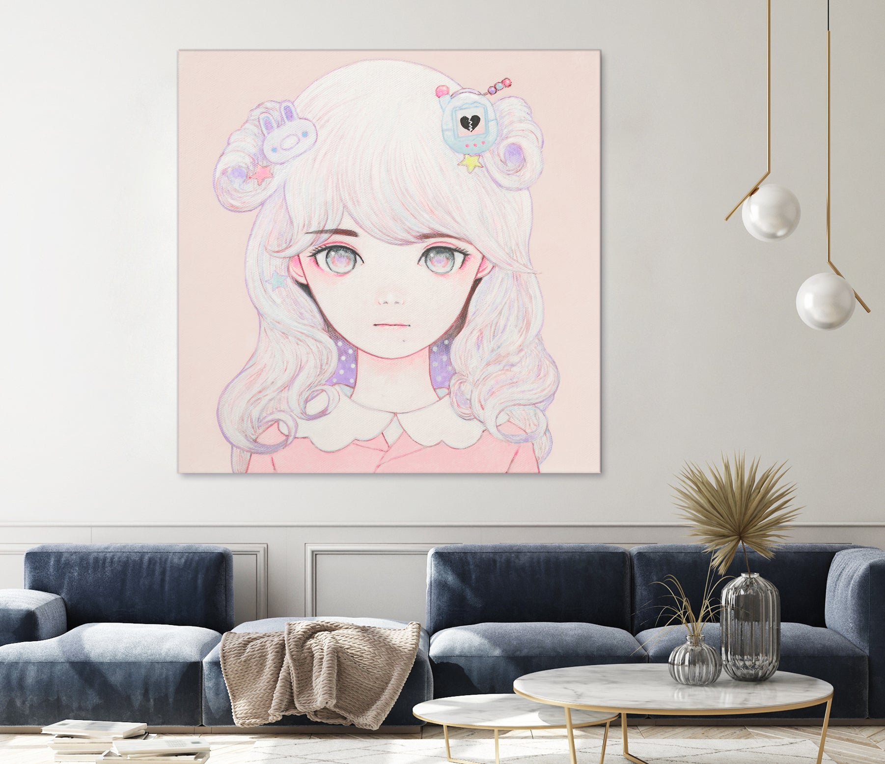 Cosmic Spring by Kaoru Hasegawa on GIANT ART - pink digital painting