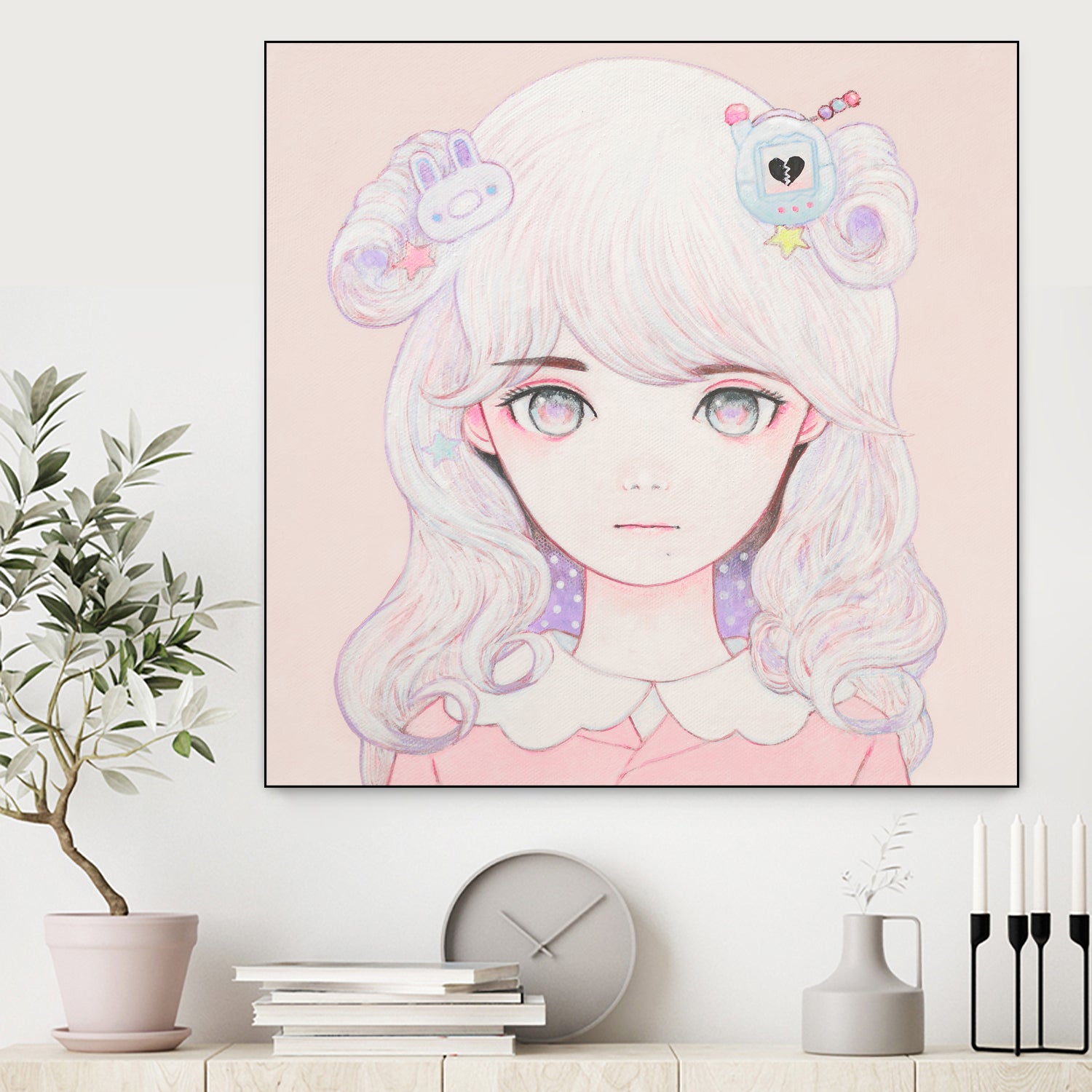 Cosmic Spring by Kaoru Hasegawa on GIANT ART - pink digital painting