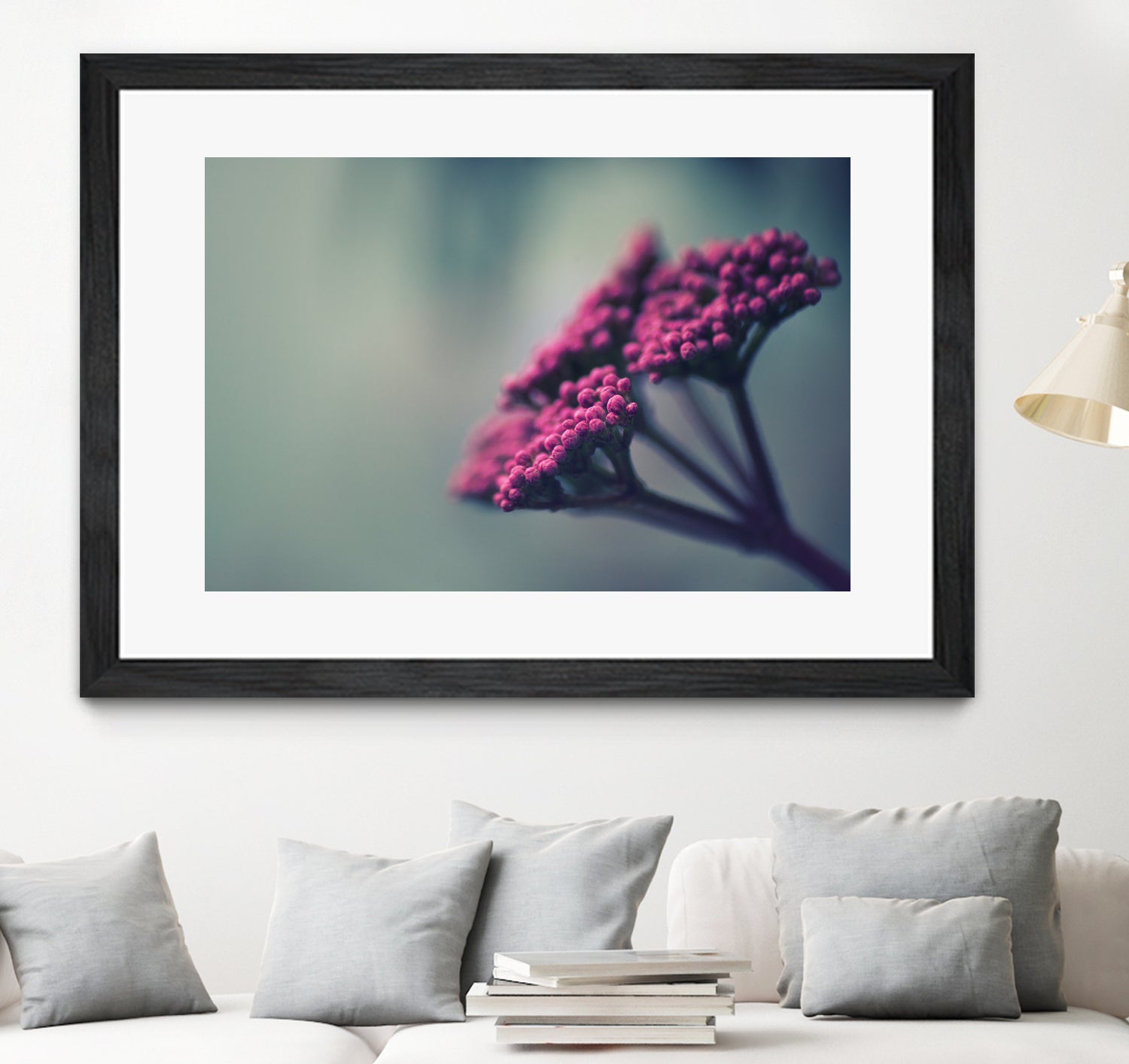 Pink winter flowers by Giordano Aita on GIANT ART - fuchsia photo illustration