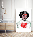 LEIA REBEL REBEL by Mike Tyau on GIANT ART - white digital painting