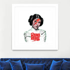 LEIA REBEL REBEL by Mike Tyau on GIANT ART - white digital painting