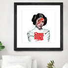 LEIA REBEL REBEL by Mike Tyau on GIANT ART - white digital painting