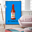 El Tapatío by Pablo Olmos-Garcia on GIANT ART - blue vector illustration