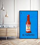 El Tapatío by Pablo Olmos-Garcia on GIANT ART - blue vector illustration