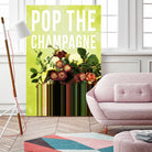 Pop the Champagne by Grace Patterson on GIANT ART - green photo manipulation